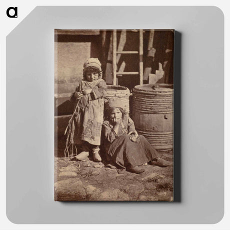アートパネル-Two Country Children
 - セントルイス美術館 Canvas.
