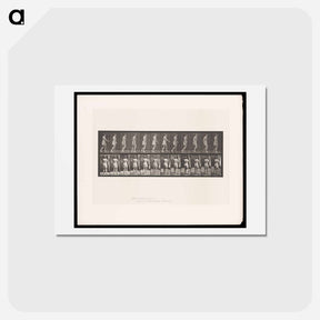 アートポストカード-Walking Figure
 - エドワード マイブリッジ Postcard.
