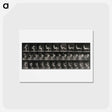 アートポストカード-Nude Smoker
 - エドワード マイブリッジ Postcard.