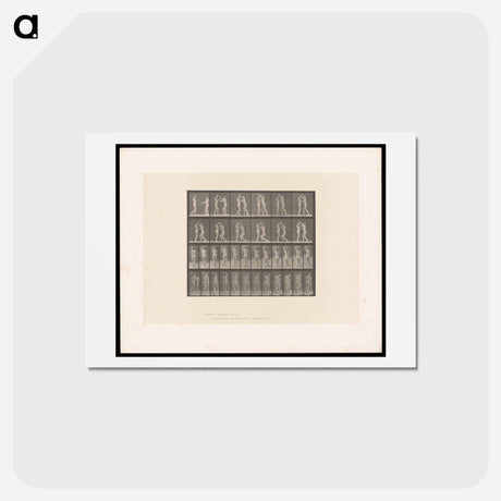 アートポストカード-Naked Women Drinking
 - エドワード マイブリッジ Postcard.