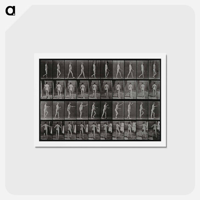 アートポストカード-Man Walking
 - エドワード マイブリッジ Postcard.