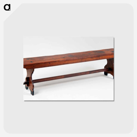 アートポストカード-Trestle Bench
 - バーンズ・コレクション Postcard.