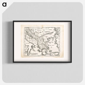 アートポスター-Ta. moder. Bossinae, Serviae, Graeciae, et Sclavoniae
 - ボストン公共図書館 Poster.