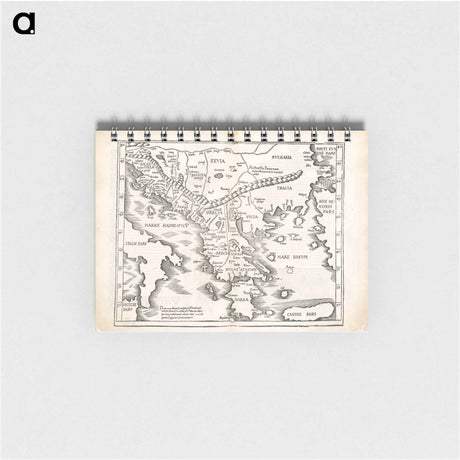 アートメモ帳-Ta. moder. Bossinae, Serviae, Graeciae, et Sclavoniae
 - ボストン公共図書館 Memo.