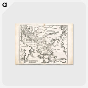 アートポストカード-Ta. moder. Bossinae, Serviae, Graeciae, et Sclavoniae
 - ボストン公共図書館 Postcard.