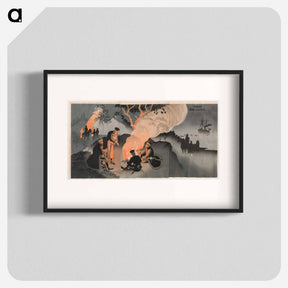 アートポスター-Bivouac after the Landing at Rongcheng Bay
 - セントルイス美術館 Poster.