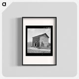 The old tobacco barn - Dorothea Lange Poster.