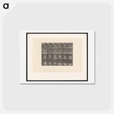 アートポストカード-Wrestling Men
 - エドワード マイブリッジ Postcard.