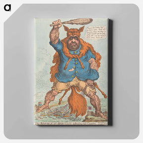 アートパネル-The Republican - Hercules Defending His Country
 - イェール大学アートギャラリー Canvas.
