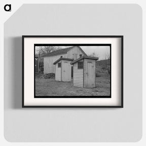 アートポスター-Privies on Road to Skyline Drive
 - ラッセル リー Poster.