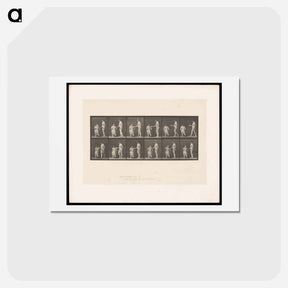アートポストカード-Tea for Two
 - エドワード マイブリッジ Postcard.