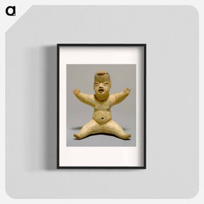 アートポスター-Seated Figurine
 - セントルイス美術館 Poster.