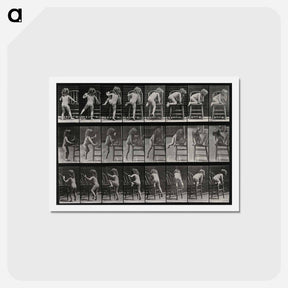 アートポストカード-Climbing Up
 - エドワード マイブリッジ Postcard.