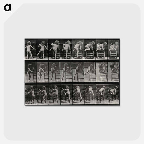 アートポストカード-Climbing Up
 - エドワード マイブリッジ Postcard.