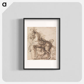 アートポスター-A Plumed Saddle-Horse
 - イェール大学アートギャラリー Poster.