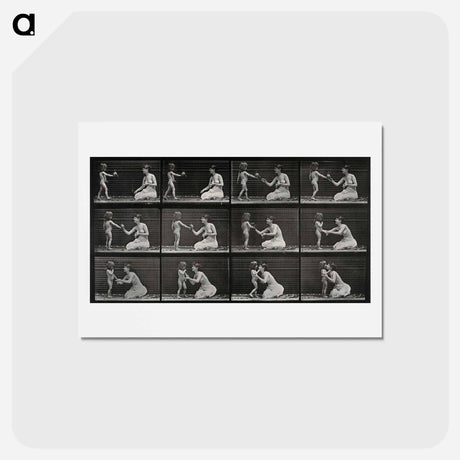 アートポストカード-A Mother's Bouquet
 - エドワード マイブリッジ Postcard.