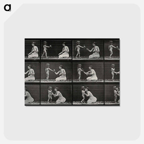 アートポストカード-A Mother's Bouquet
 - エドワード マイブリッジ Postcard.