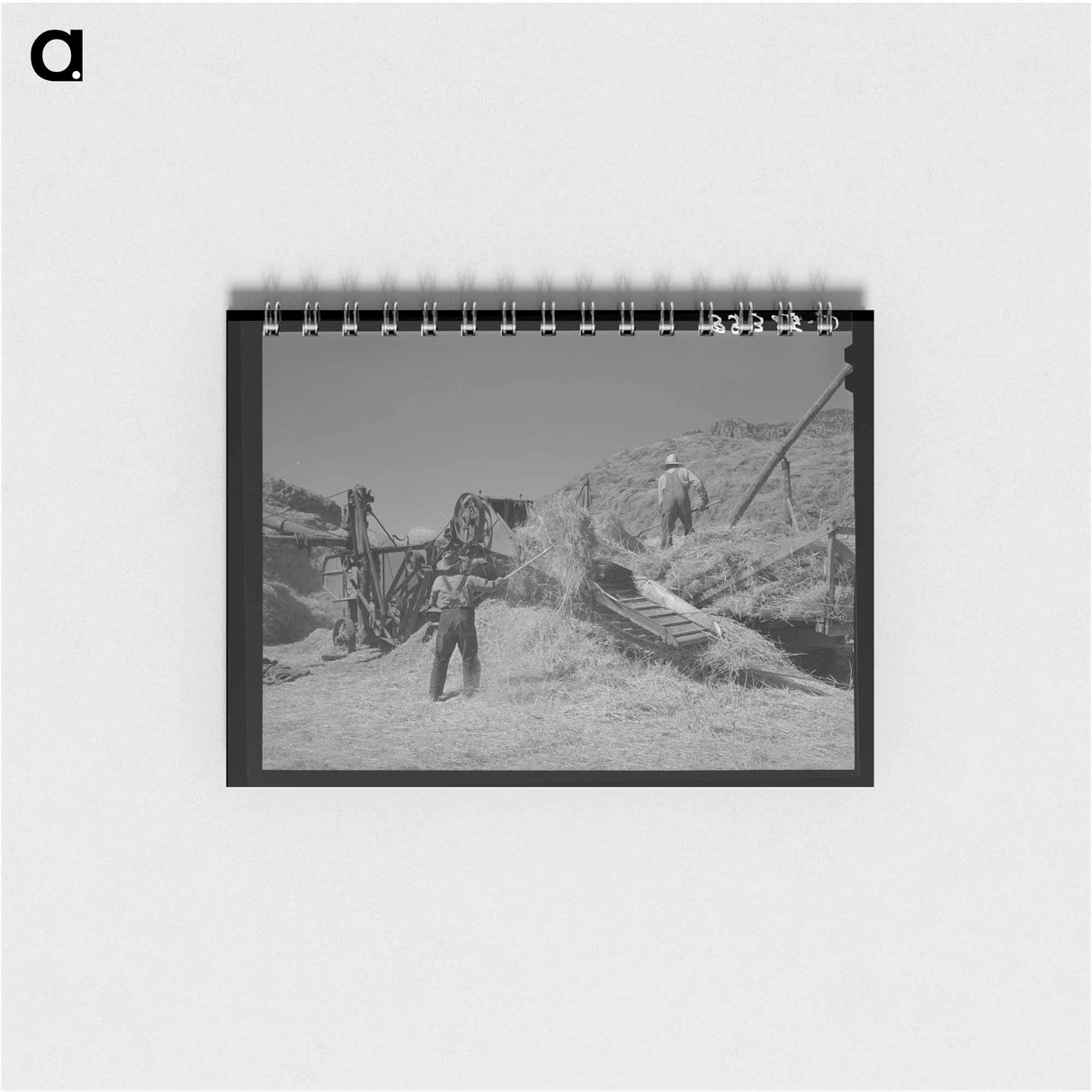 アートメモ帳-Harrowed Field at Mineral King Farm
 - ラッセル リー Memo.