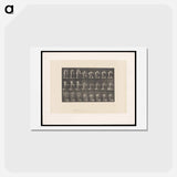 アートポストカード-Washing Face
 - エドワード マイブリッジ Postcard.