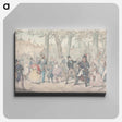 アートパネル-Mr. Jorrocks Renounces the Acquaintance of the Yorkshireman
 - イェール大学アートギャラリー Canvas.