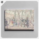 アートパネル-Mr. Jorrocks Renounces the Acquaintance of the Yorkshireman
 - イェール大学アートギャラリー Canvas.