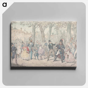 アートパネル-Mr. Jorrocks Renounces the Acquaintance of the Yorkshireman
 - イェール大学アートギャラリー Canvas.