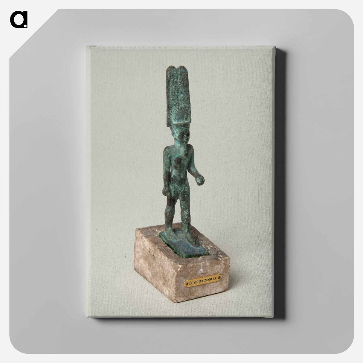 アートパネル-Amun-Re Statuette
 - バーンズ・コレクション Canvas.