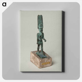 アートパネル-Amun-Re Statuette
 - バーンズ・コレクション Canvas.