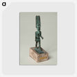 アートポストカード-Amun-Re Statuette
 - バーンズ・コレクション Postcard.