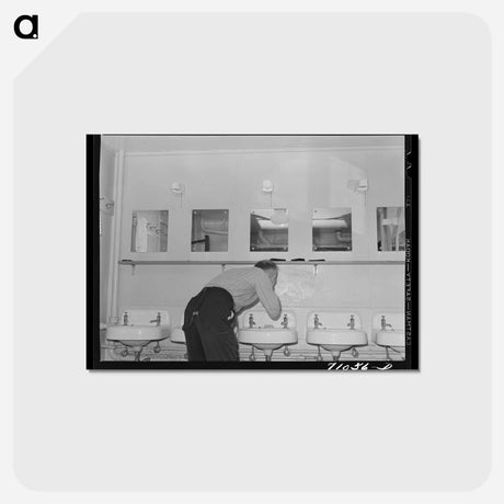 アートポストカード-Mare Island Workman
 - ラッセル リー Postcard.