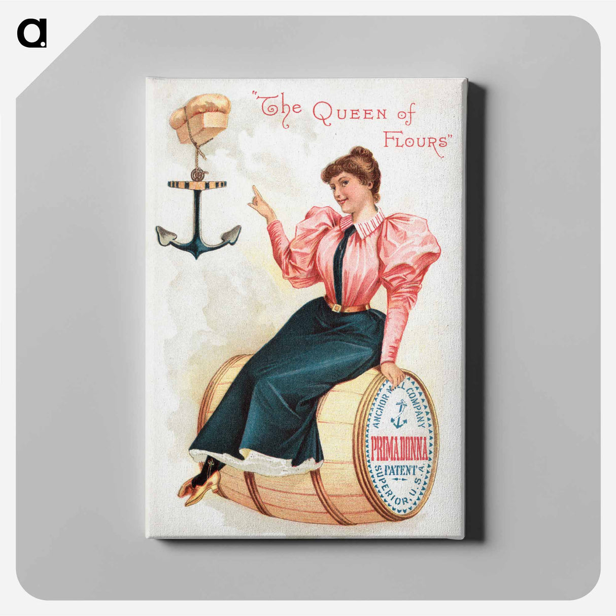 アートパネル-The Queen of Flours
 - ボストン公共図書館 Canvas.