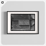 Radiator and license of Oklahoma cotton picker's car - Dorothea Lange Poster.