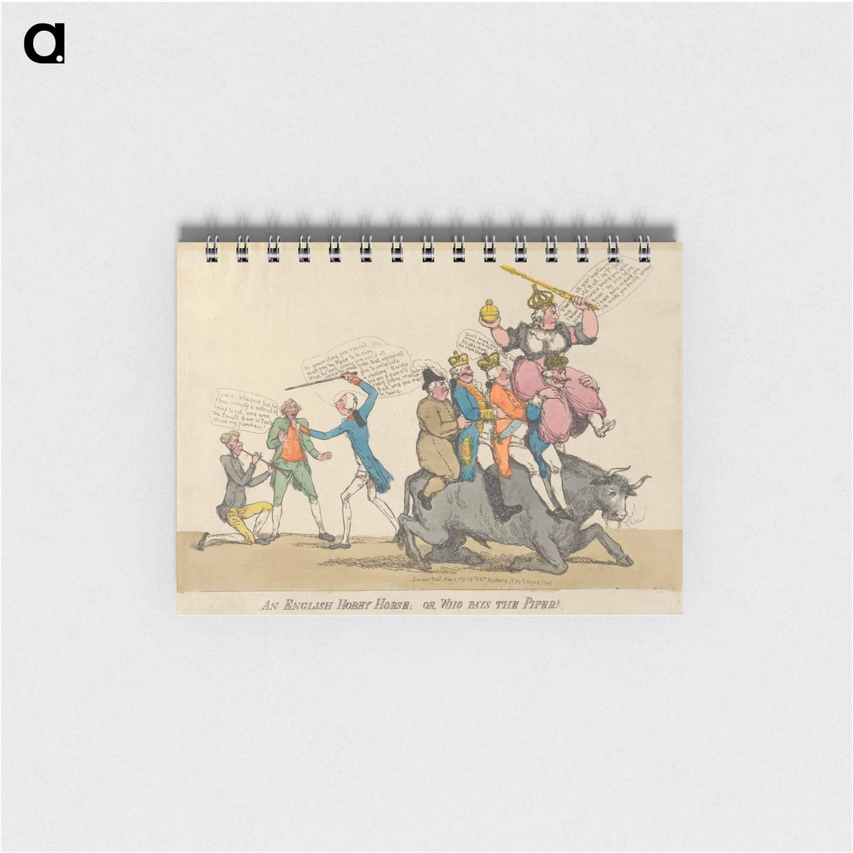 アートメモ帳-An English Hobby Horse; or, Who Pays the Piper?
 - イェール大学アートギャラリー Memo.