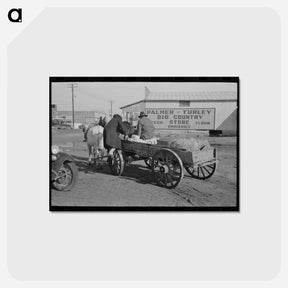 アートポストカード-Farmer Leaving for Eufaula
 - ラッセル リー Postcard.