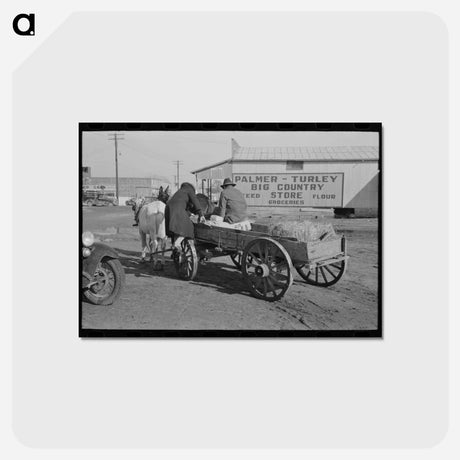 アートポストカード-Farmer Leaving for Eufaula
 - ラッセル リー Postcard.