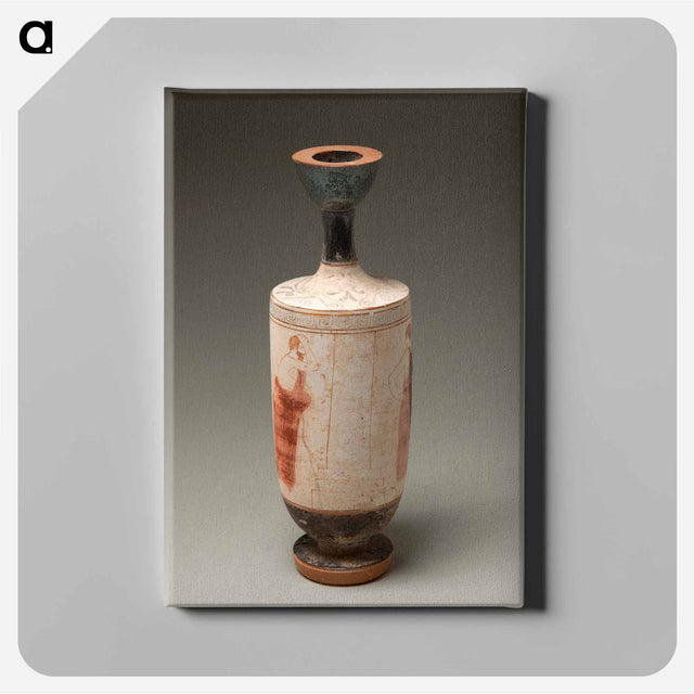 アートパネル-Attic White Ground Lekythos
 - バーンズ・コレクション Canvas.