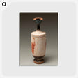 アートポストカード-Attic White Ground Lekythos
 - バーンズ・コレクション Postcard.