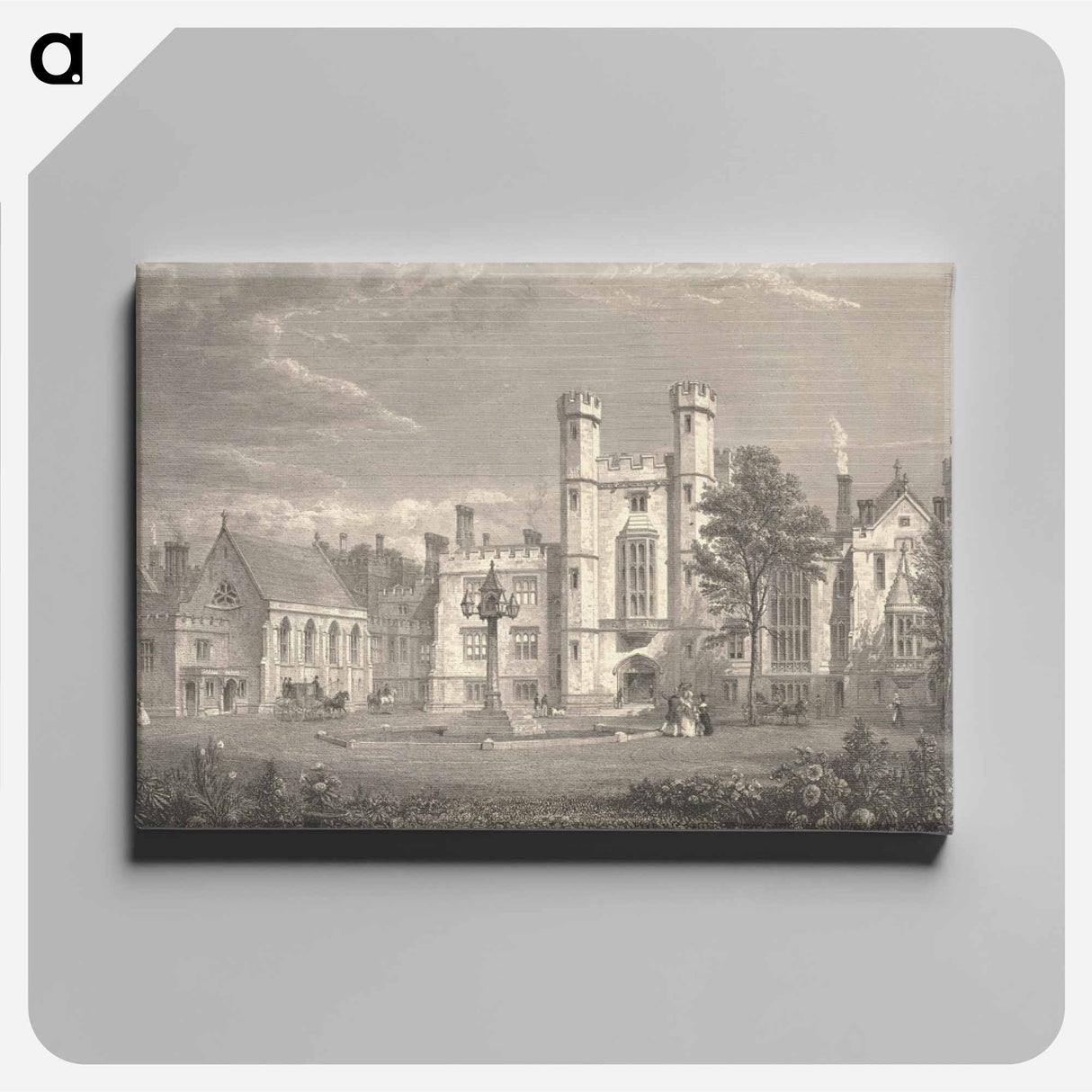 アートパネル-Lambeth Palace as Restored under the Authority of Bishop Howley
 - イェール大学アートギャラリー Canvas.