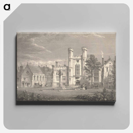 アートパネル-Lambeth Palace as Restored under the Authority of Bishop Howley
 - イェール大学アートギャラリー Canvas.