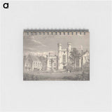 アートメモ帳-Lambeth Palace as Restored under the Authority of Bishop Howley
 - イェール大学アートギャラリー Memo.