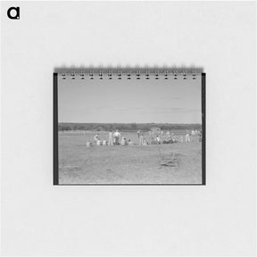 アートメモ帳-Baseball, Sunday afternoon. Rice vs. Perry, Texas - ドロテア ラング Memo.