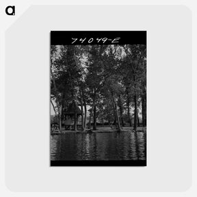 アートポストカード-Bathing Beach, Salmon, Idaho
 - ラッセル リー Postcard.