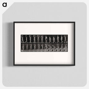 アートポスター-The Barrel Carrier
 - エドワード マイブリッジ Poster.