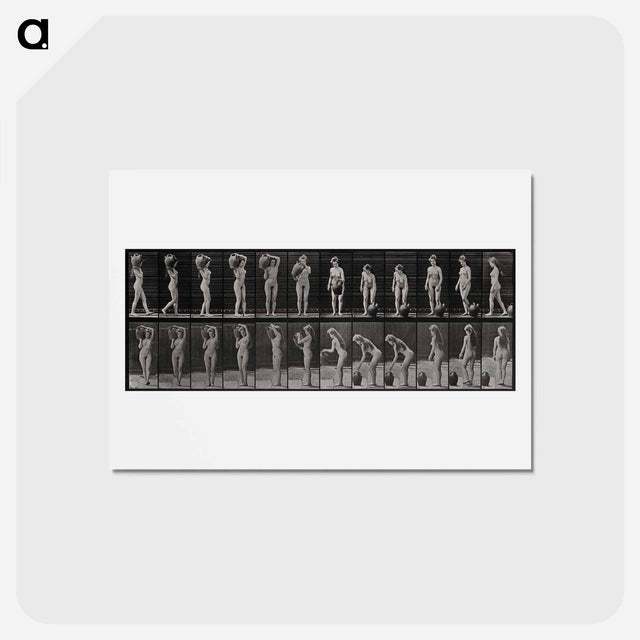 アートポストカード-The Barrel Carrier
 - エドワード マイブリッジ Postcard.