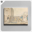 アートパネル-A Fist Fight, With the Prince Regent Among the Spectators
 - イェール大学アートギャラリー Canvas.