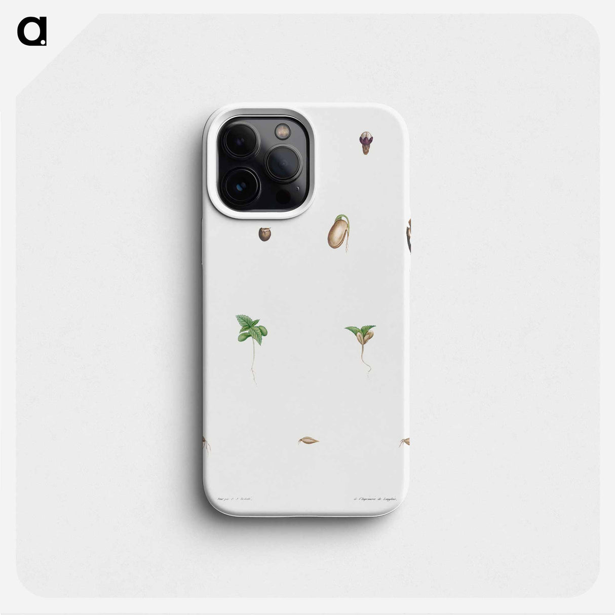 Seed growth - Pierre Joseph Redouté Phone Case.