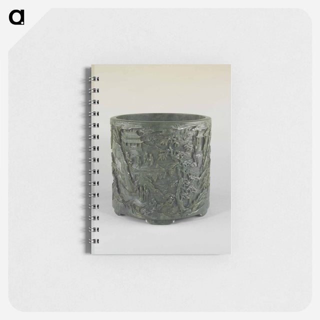 アートメモ帳-Figures in a Landscape Brush Holder
 - セントルイス美術館 Memo.