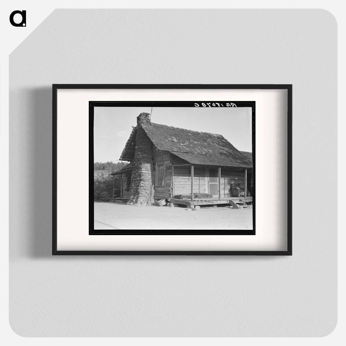 House occupied by sharecropper family for seven years - Dorothea Lange Poster.