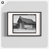 House occupied by sharecropper family for seven years - Dorothea Lange Poster.