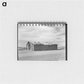 アートメモ帳-Tobacco barn ready for "putting in" - ドロテア ラング Memo.